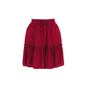 
                  
                    bottoms, womens Frill, Plain, Eco Rayon Mini Skirt
                  
                