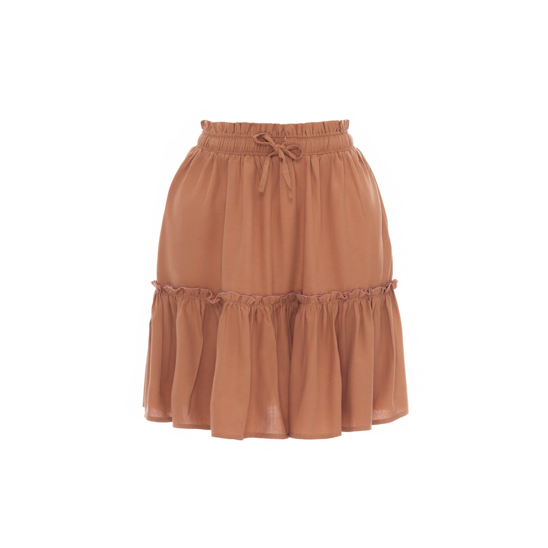 bottom, clothing wholesale, wholesale, women wholesale Frill, Plain, Eco Rayon Mini Skirt, Wholesale
