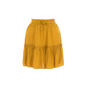 
                  
                    bottoms, womens Frill, Plain, Eco Rayon Mini Skirt
                  
                