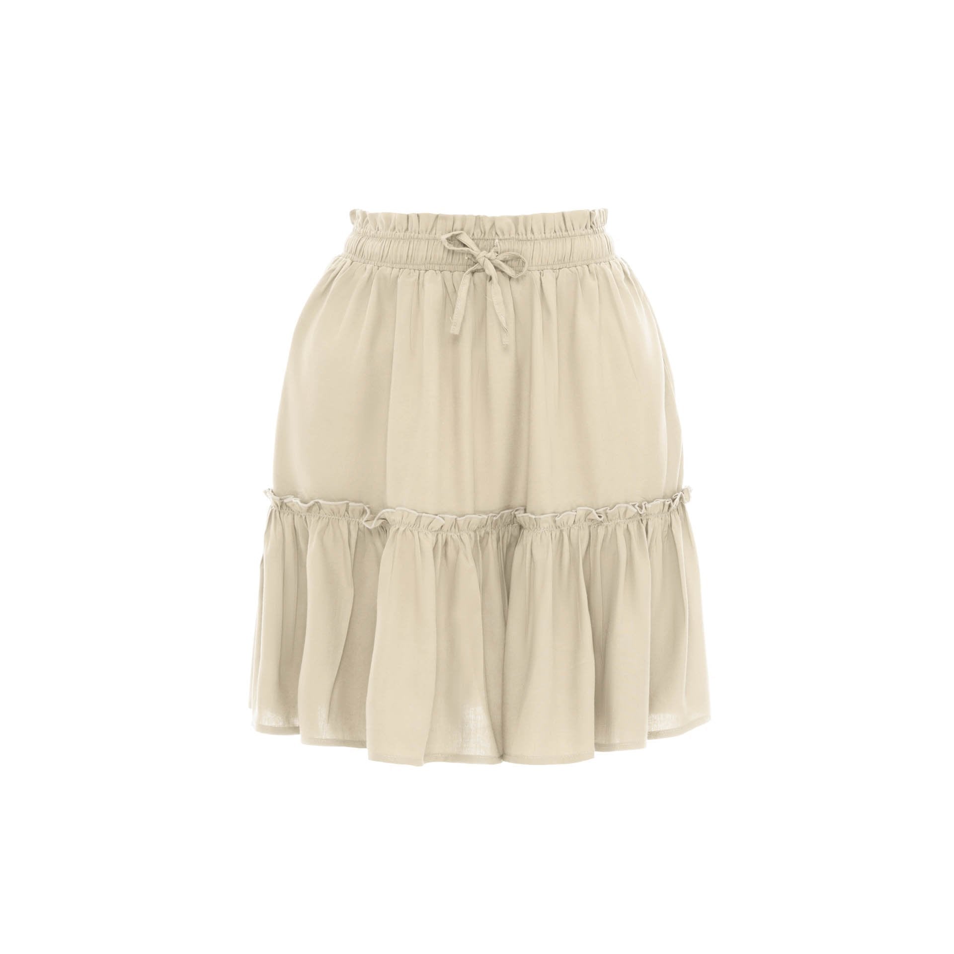 bottom, clothing wholesale, wholesale, women wholesale Frill, Plain, Eco Rayon Mini Skirt, Wholesale