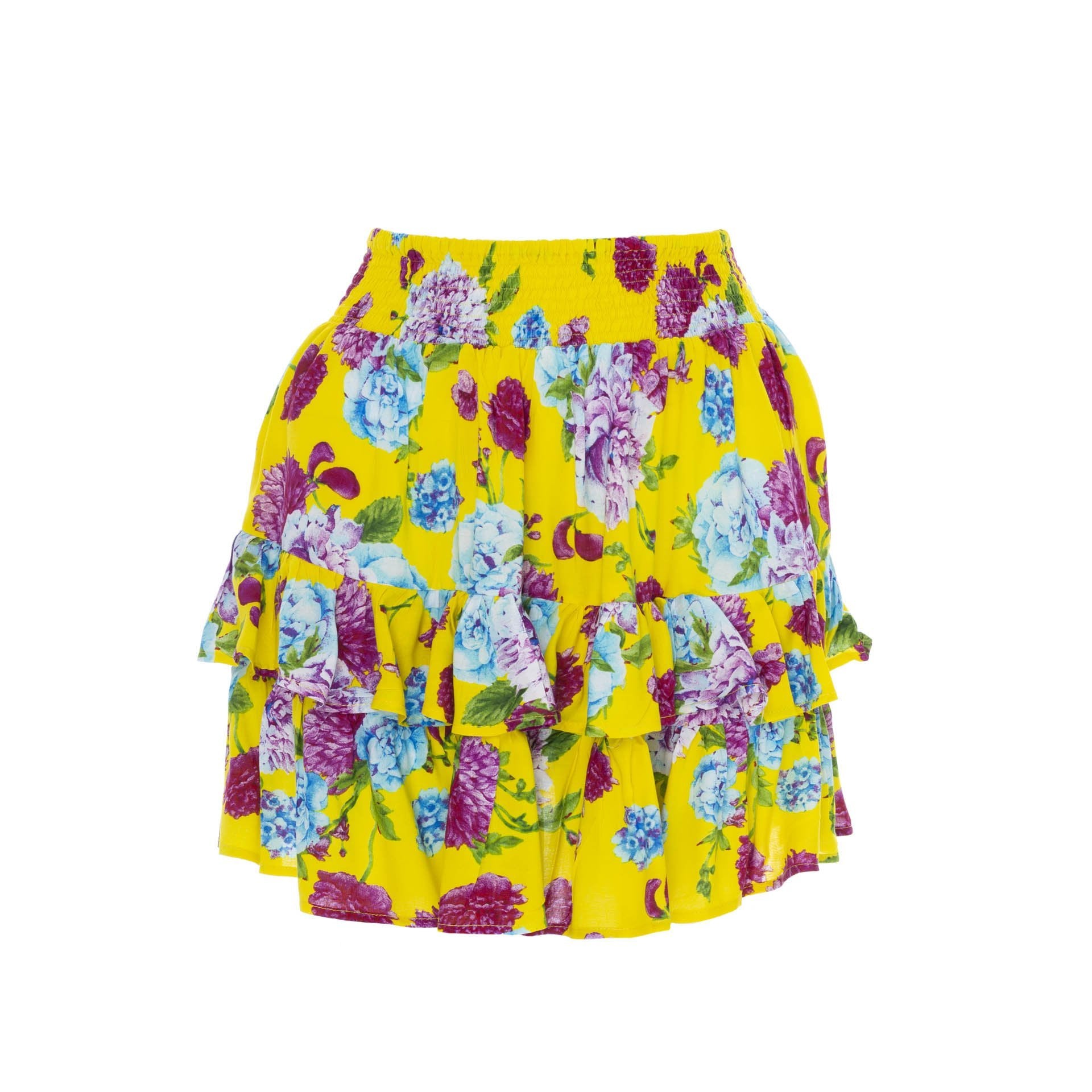 bottom, clothing wholesale, wholesale, women wholesale Rumble, Tropical, Eco Rayon Mini Skirt, Wholesale