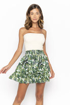 bottom, clothing wholesale, wholesale, women wholesale Rumble, Tropical, Eco Rayon Mini Skirt, Wholesale