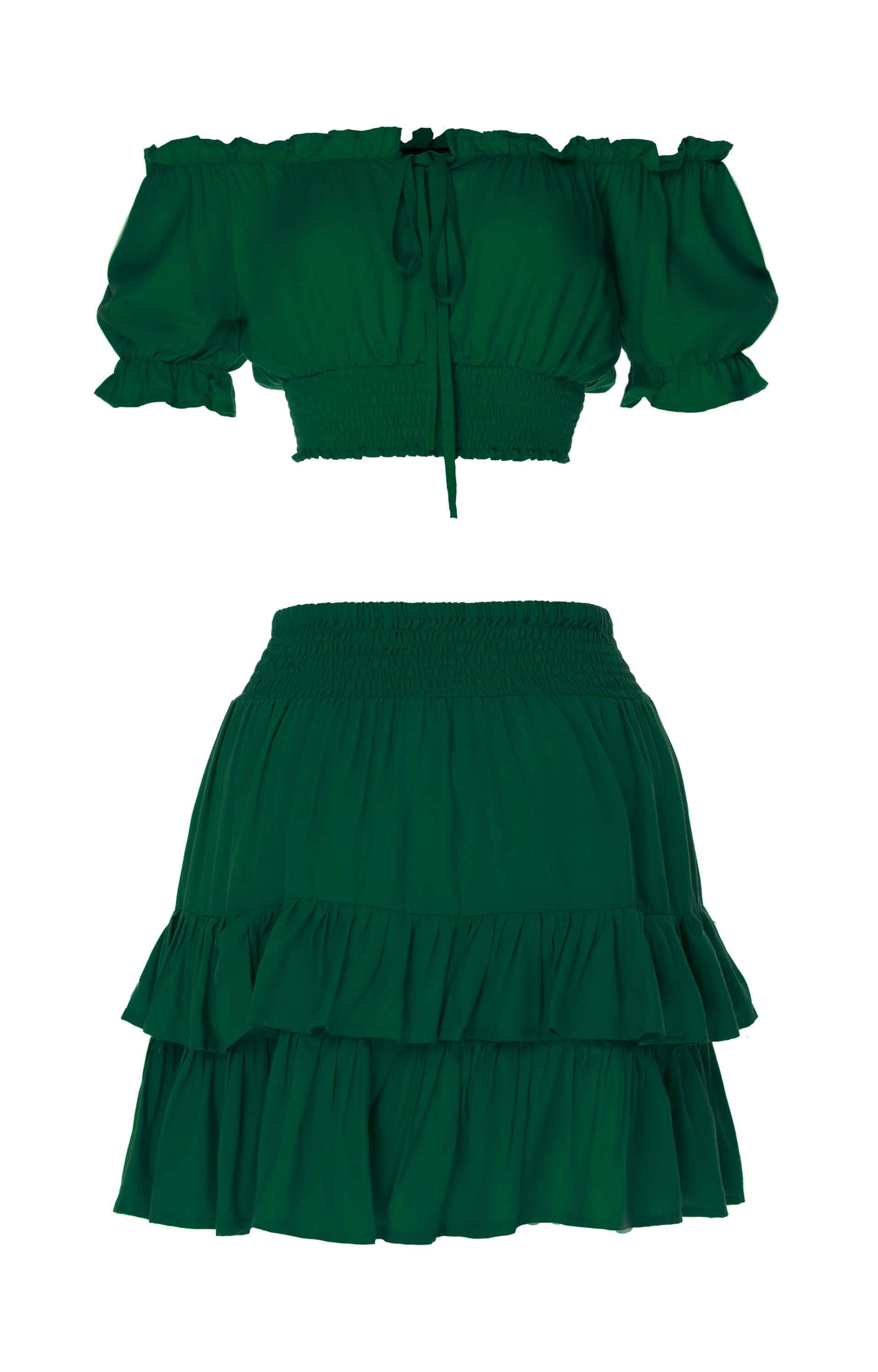starter Starter Kit Set Top Crop March-Mini Skirt Rumble Plain
