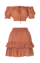 starter Starter Kit Set Top Crop March-Mini Skirt Rumble Plain