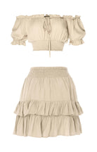 starter Starter Kit Set Top Crop March-Mini Skirt Rumble Plain