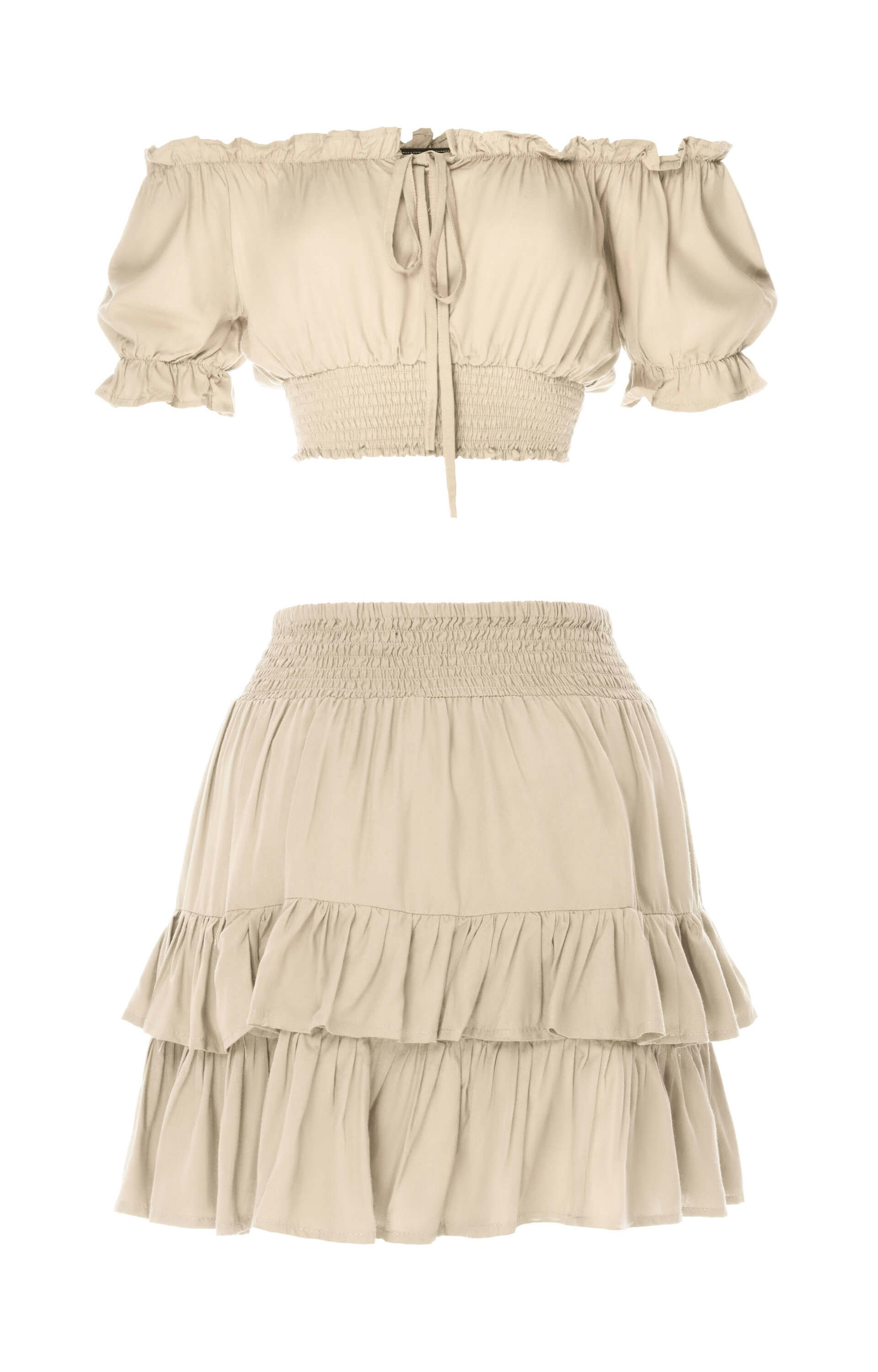 starter Starter Kit Set Top Crop March-Mini Skirt Rumble Plain