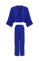 resortwear set Set Long Sleeved Sakura-Long Pant Nala, Plain, Eco Rayon