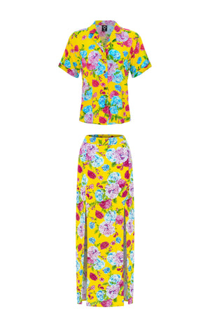 
                  
                    resortwear set Women Short Sleeve Shirt-Tulip Maxi Skirt, Tropical, Eco Rayon
                  
                
