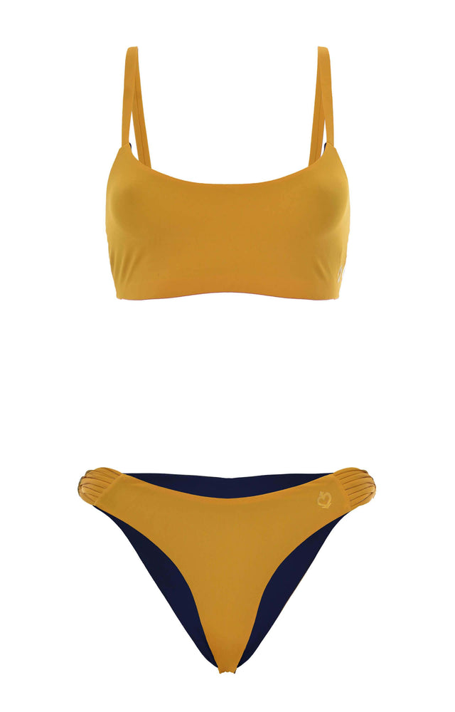 
                  
                    swimwear set Set Bikini Top Dhea-Bottom Sumatra, Plain, Reversible, Eco Friendly
                  
                
