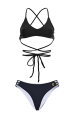 swimwear set Set Bikini Top Jasmine-Bottom Jasmine, Plain, Eco Friendly