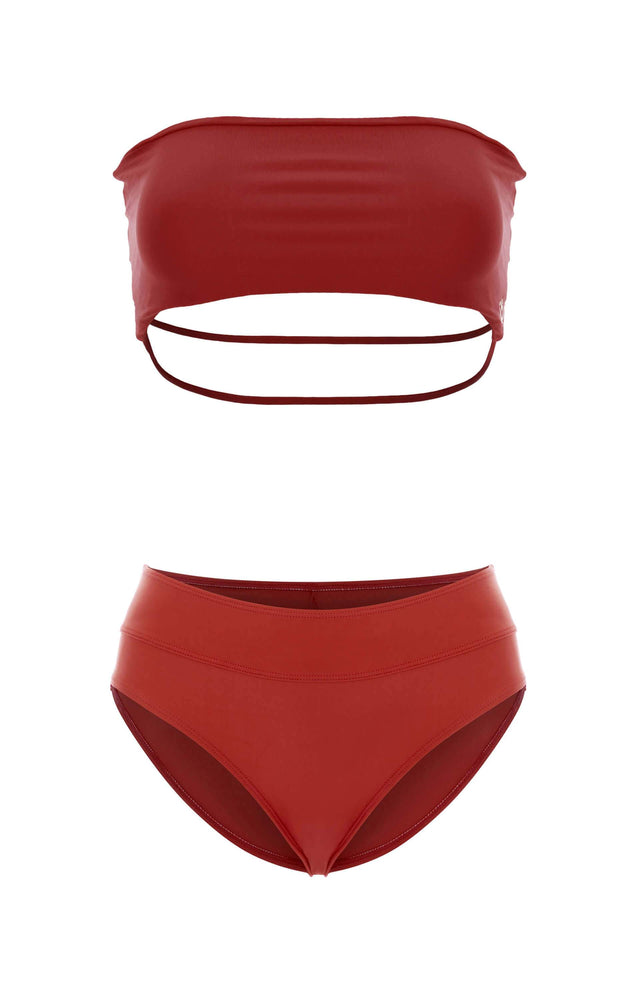 
                  
                    swimwear set Set Bikini Top Luna-Bottom Adhira, Plain, Eco Friendly
                  
                