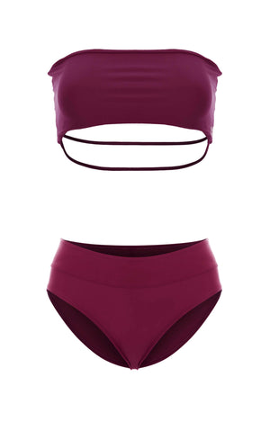 
                  
                    swimwear set Set Bikini Top Luna-Bottom Adhira, Plain, Eco Friendly
                  
                