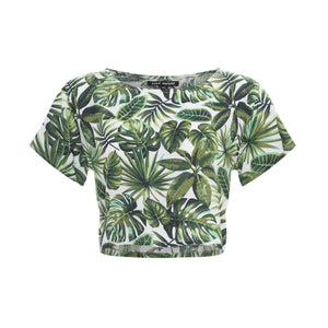 
                  
                    clothing wholesale, tops, wholesale, women wholesale Cropped Basic, Tropical, Eco Rayon, Tee Shirt Top, Wholesale
                  
                