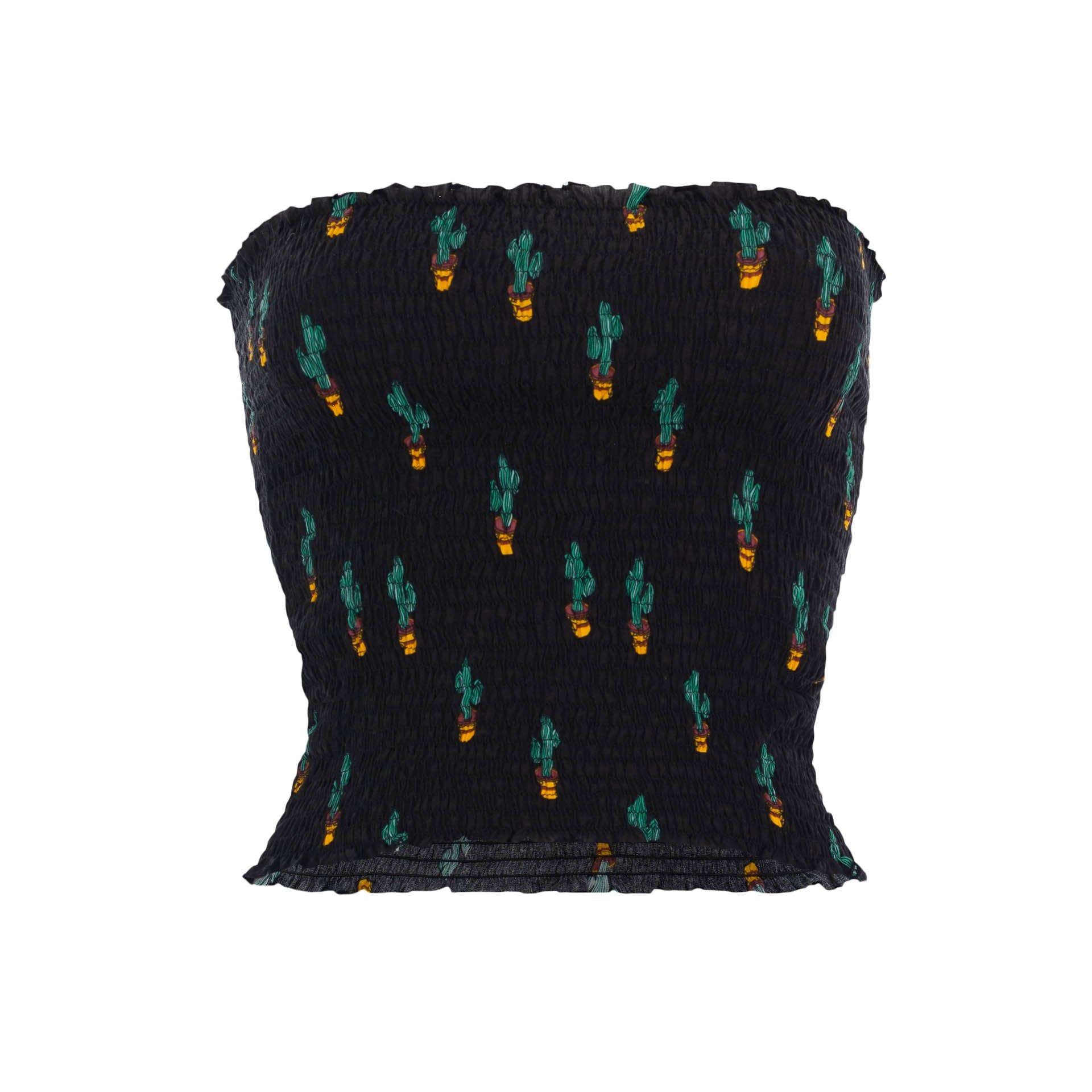 clothing wholesale, tops, wholesale, women wholesale Carla, Tropical, Eco Rayon, Tube Top, Wholesale