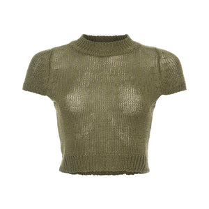 
                  
                    tops, womens April, Organic Cotton Knitted Crop Top
                  
                
