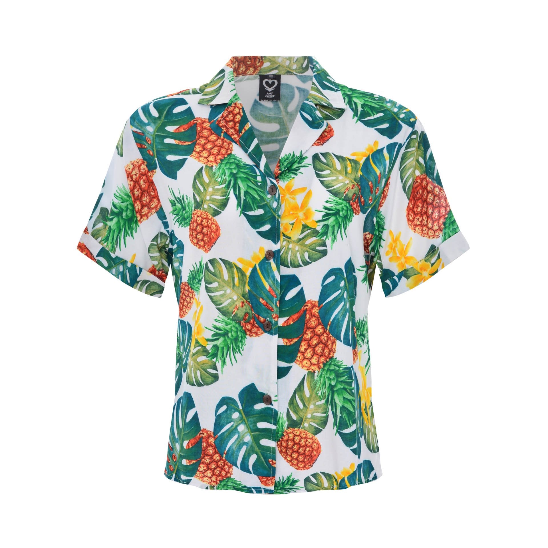 clothing wholesale, tops, wholesale, women wholesale Women's Short Sleeve Shirt, Tropical, Eco Rayon, Wholesale