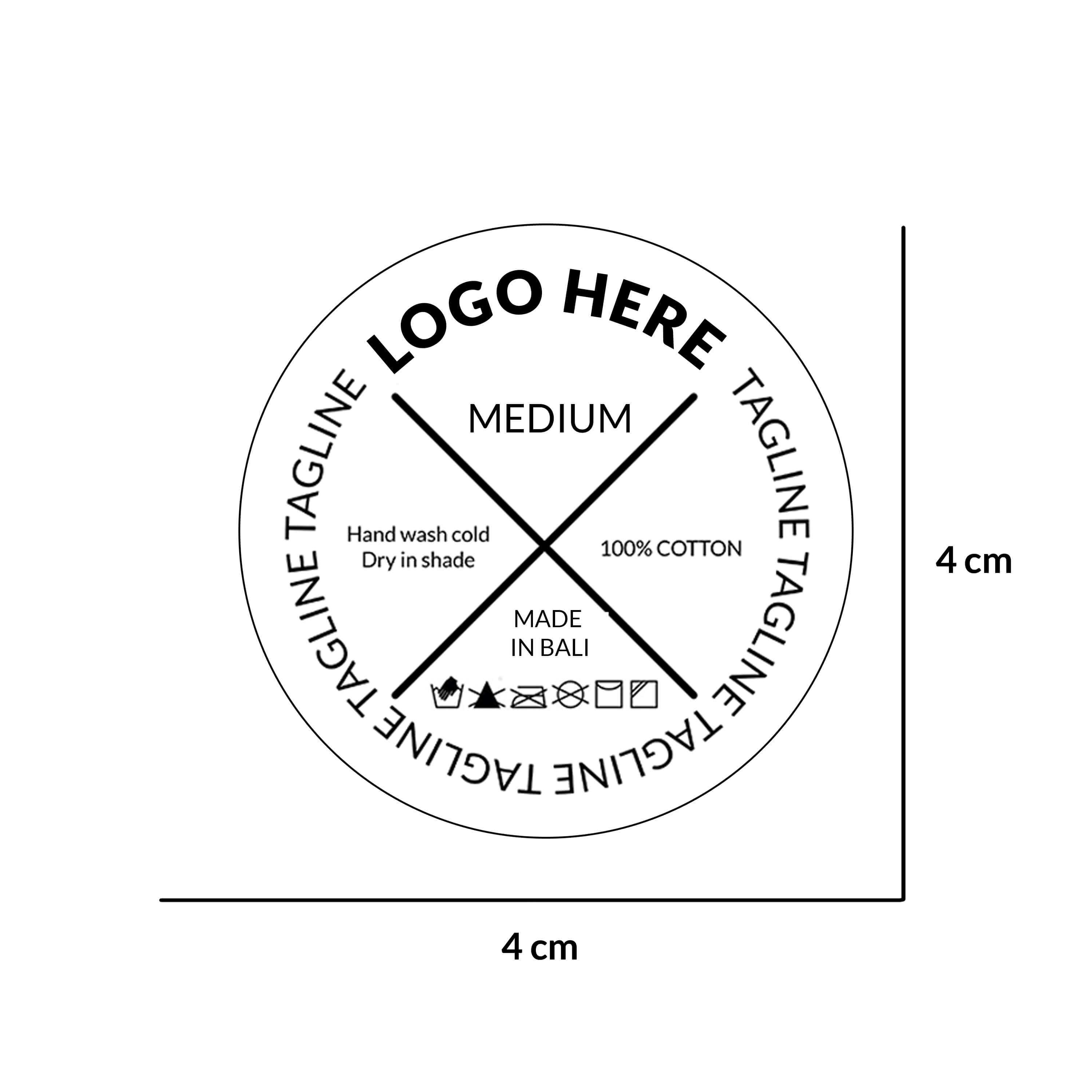 branding LA Heat Press Label B