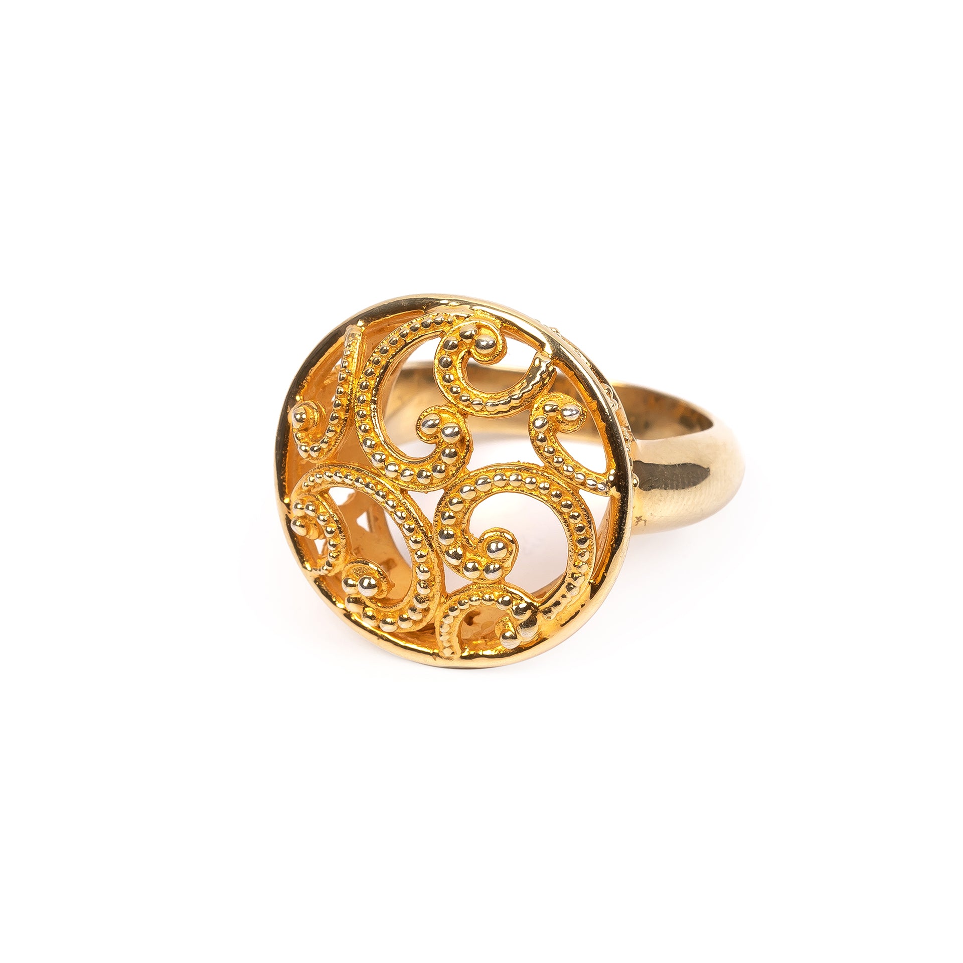 jewelry, jewelry women, women ring Ombak Segara Midi Ring Gold