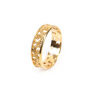 jewelry, jewelry women, women ring Ombak Segara Mini Band Ring Gold