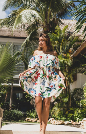 
                  
                    dresses, womens Safia, Tropical, Eco Rayon Mini Dress
                  
                
