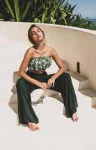 bottom, clothing wholesale, wholesale, women wholesale Nala , Tropical, Eco Rayon Long Pants, Wholesale