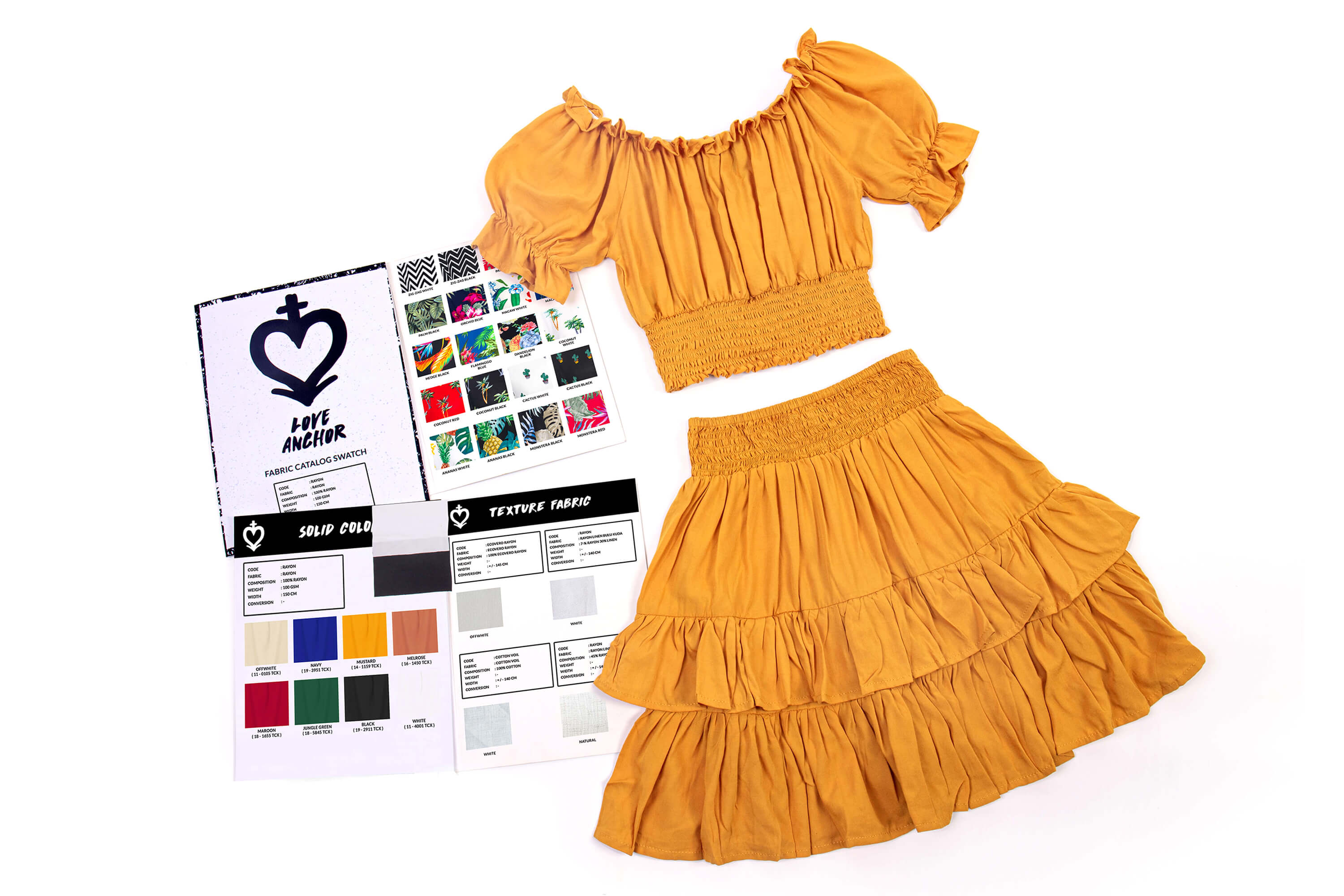 starter Starter Kit Set Top Crop March-Mini Skirt Rumble Plain