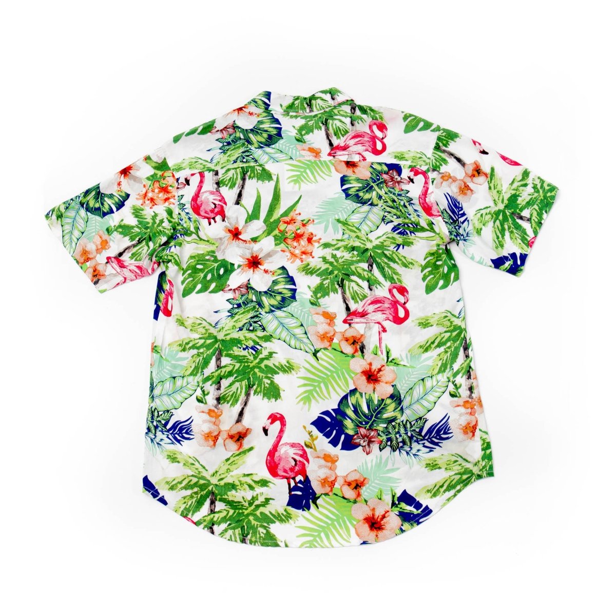 Mans Shirt Tropical 164 White - Love Anchor Bali