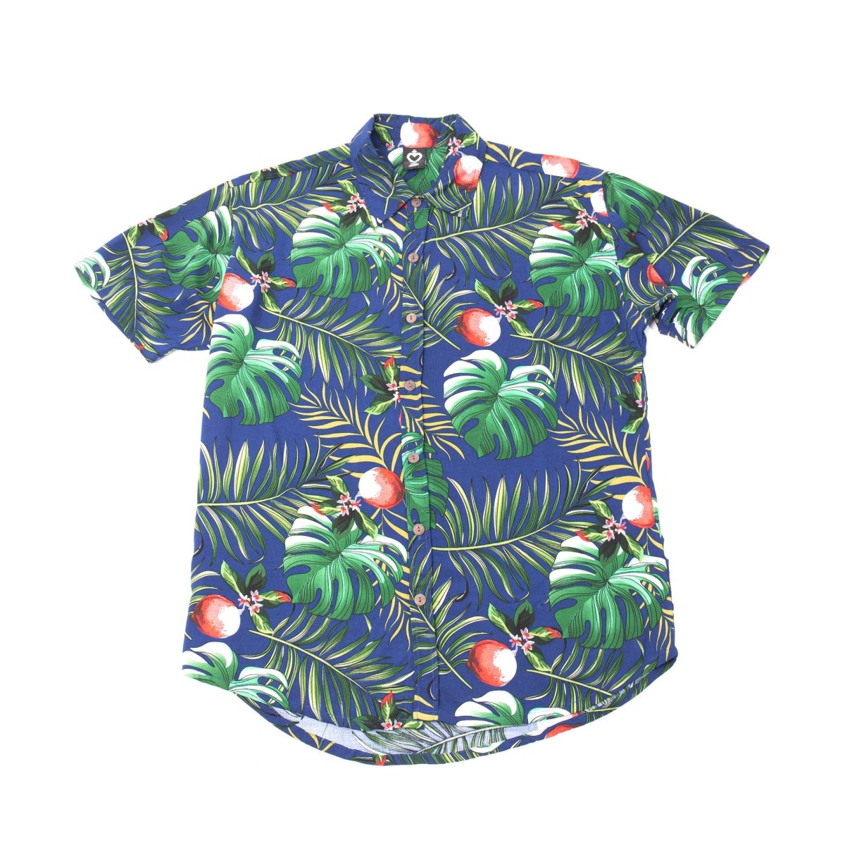 Mans Shirt Tropical 181 Blue - Love Anchor Bali