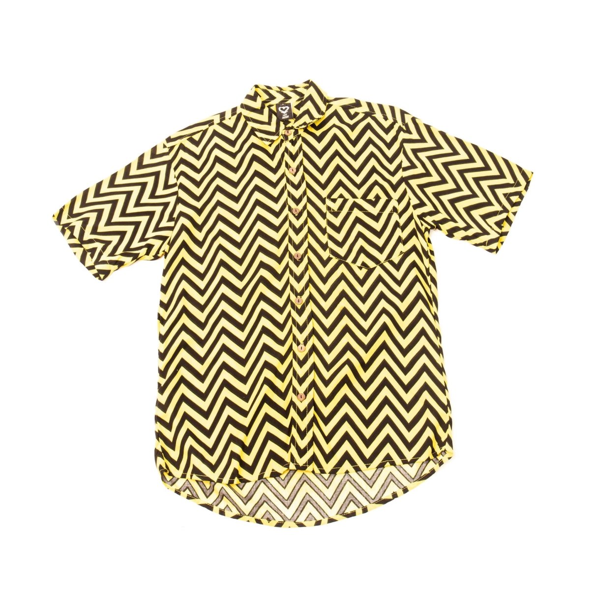 Mans Shirt Tropical 186 Yellow - Love Anchor Bali