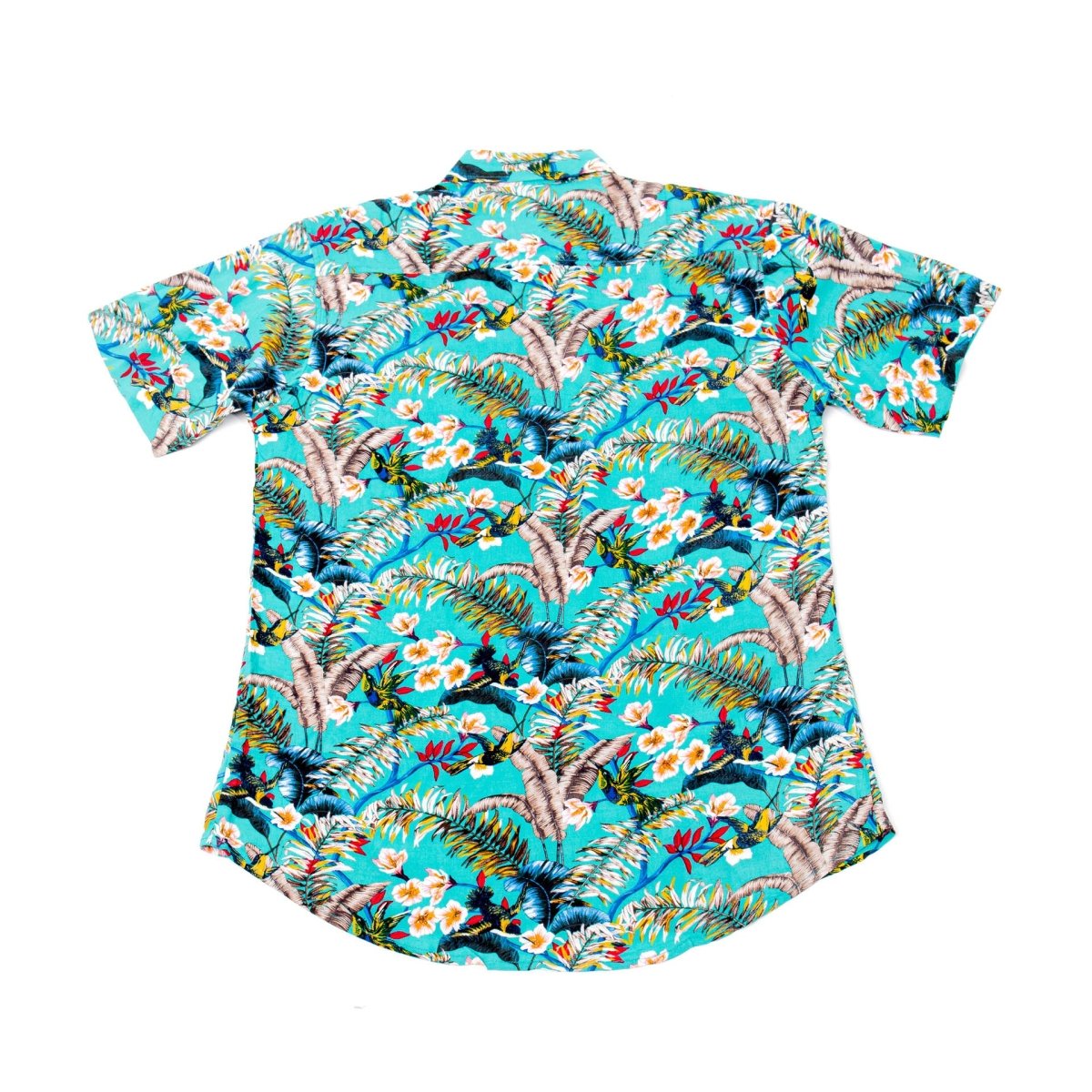 Mans Shirt Tropical 208 Green - Love Anchor Bali