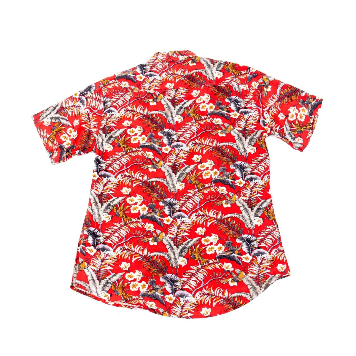 Mans Shirt Tropical 215 Red - Love Anchor Bali