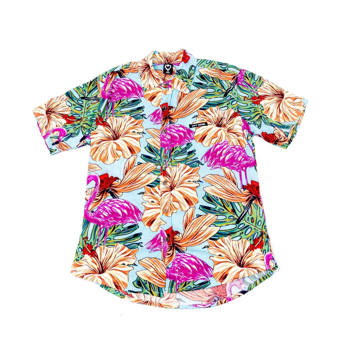 Mans Shirt Tropical 232 Blue - Love Anchor Bali