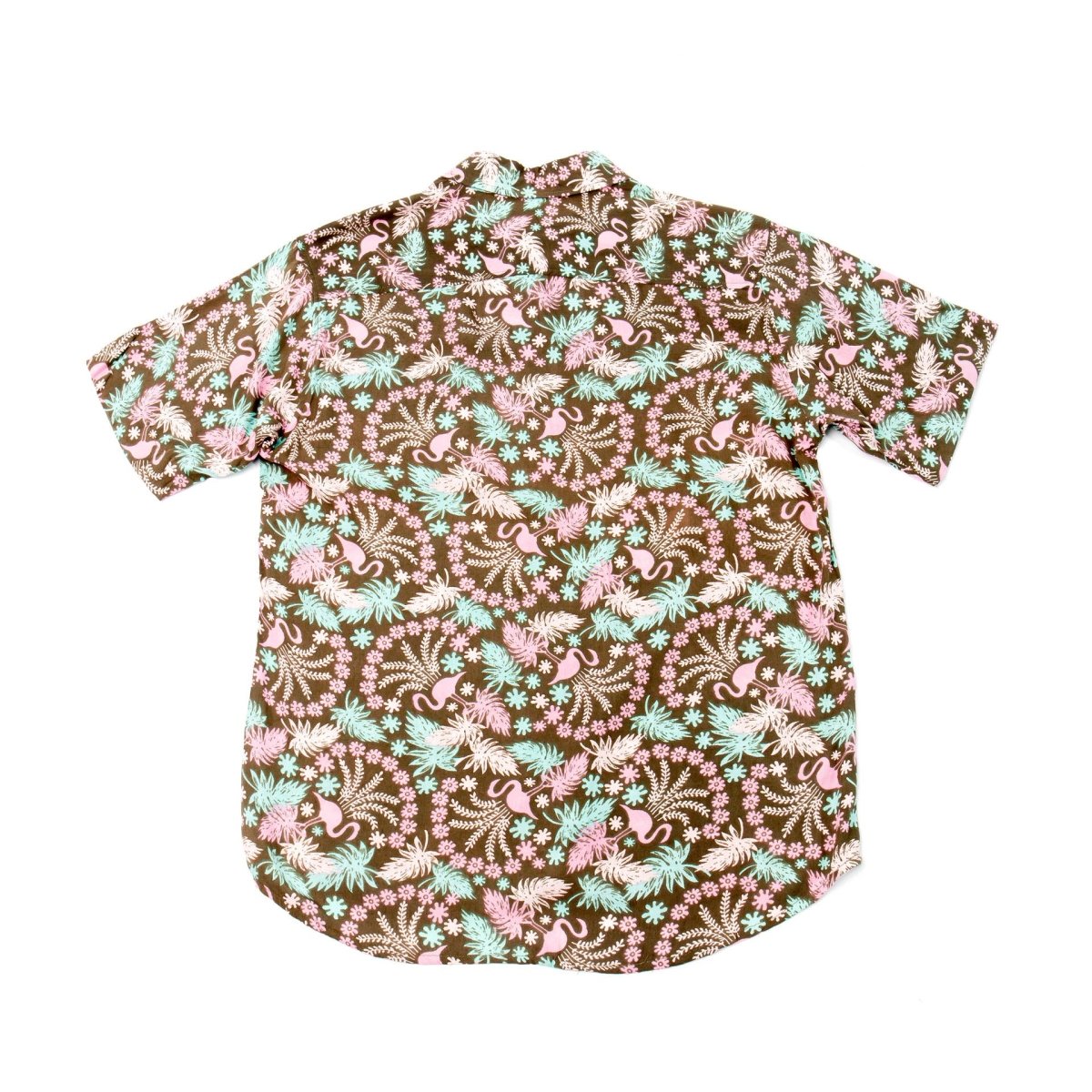 Mans Shirt Tropical 297 Brown - Love Anchor Bali
