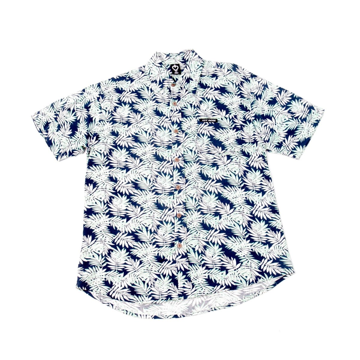 Mans Shirt Tropical 312 Black - Love Anchor Bali
