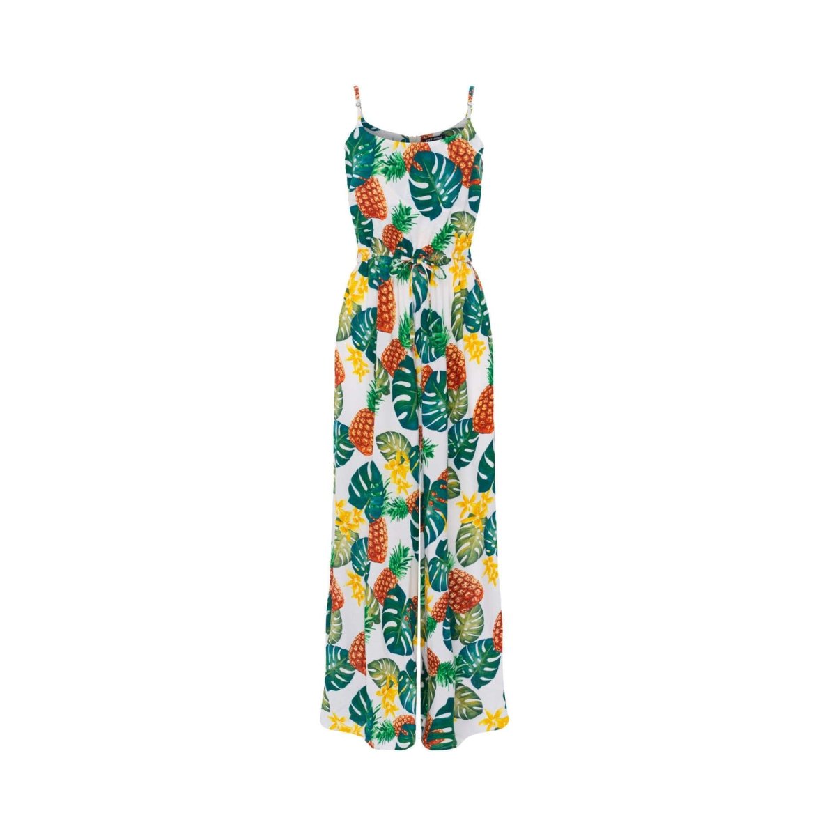 Pimp, Tropical Ananas Black, Long Playsuit - Love Anchor Bali