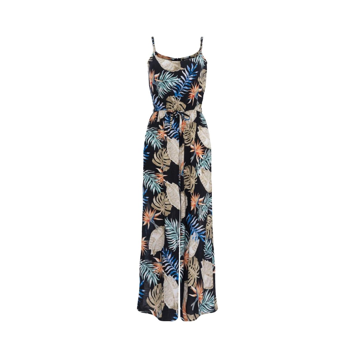 Pimp, Tropical Ananas Black, Long Playsuit - Love Anchor Bali