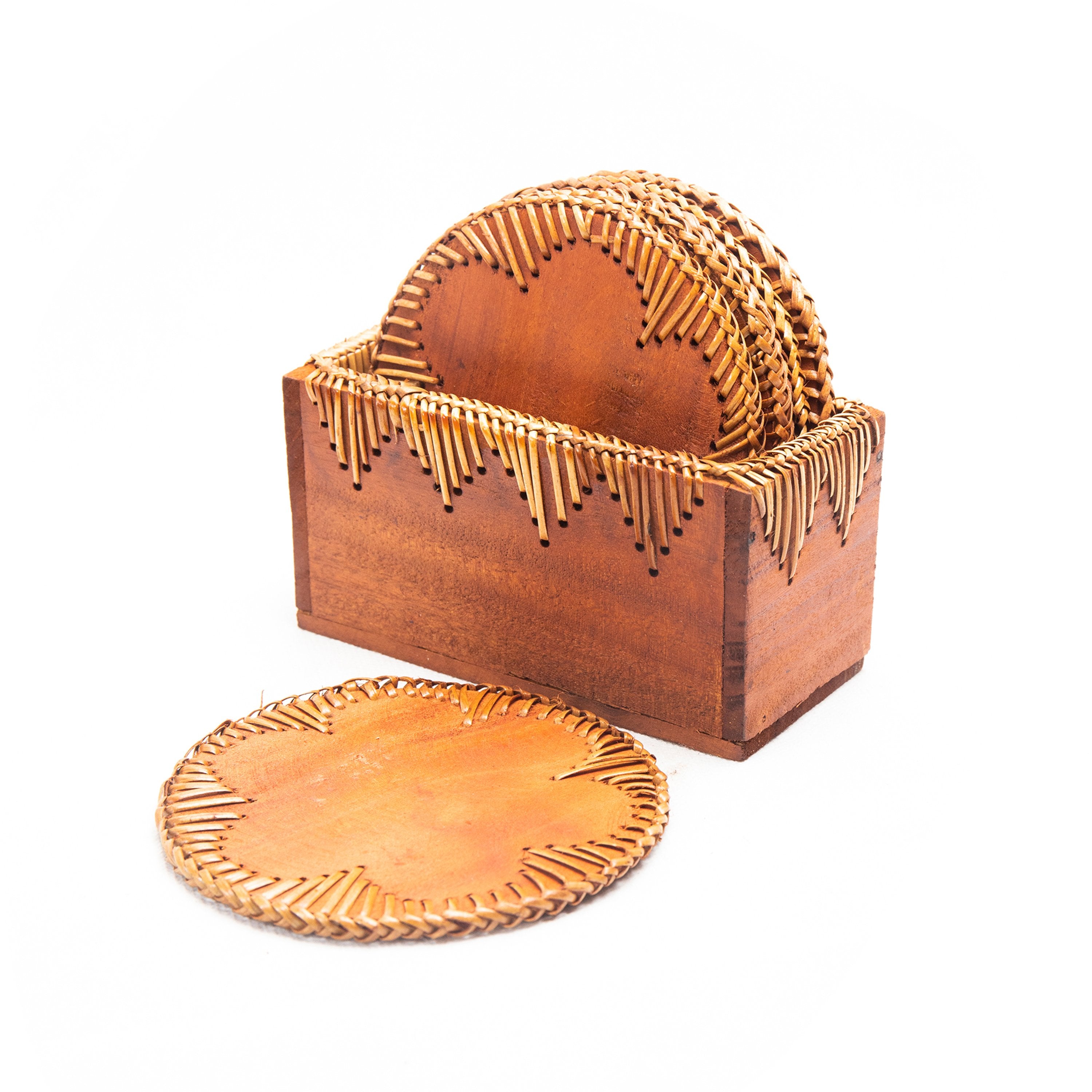 bazaar wholesale, homewares, rattan Wholesale-Rattan Coaster Arsa