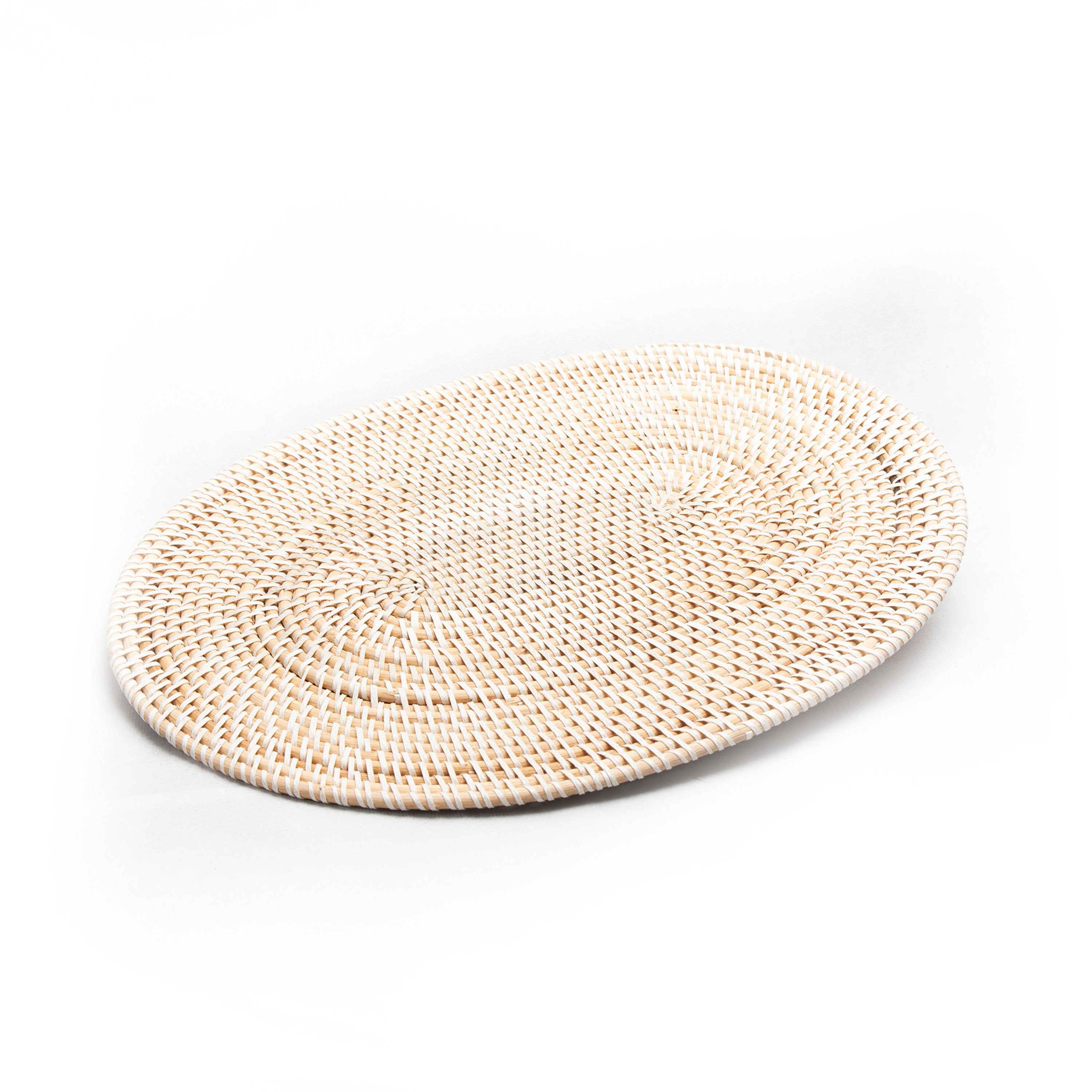 bazaar wholesale, homewares, rattan Wholesale-Rattan Coaster Oval