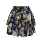 Rumble, Tropical Palm White, Mini Skirt - Love Anchor Bali