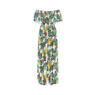 Safia, Tropical Macaw White, Maxi Dress - Love Anchor Bali