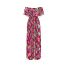 Safia, Tropical Macaw White, Maxi Dress - Love Anchor Bali