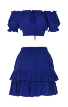 Starter Kit Set Top Crop March - Mini Skirt Rumble Plain - Love Anchor Bali