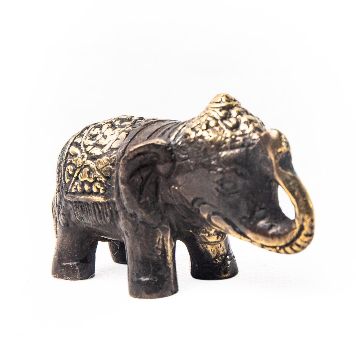 Wholesale - Copper Brass Miniature Elephant 2 - Love Anchor Bali