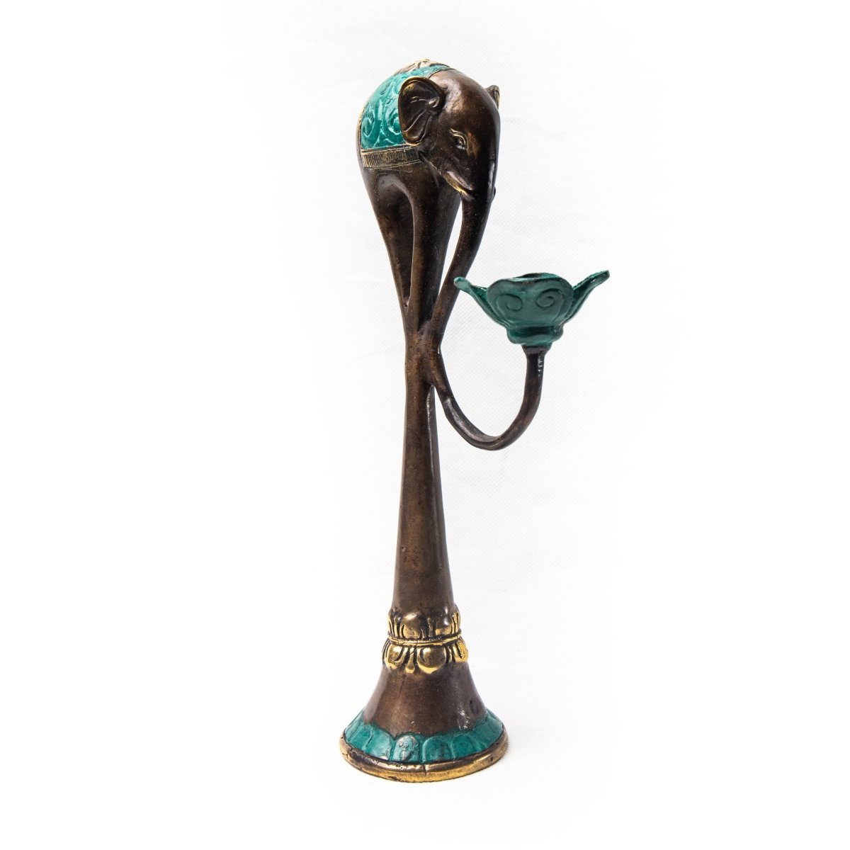 Wholesale - Copper Brass Table Display Elephant - Love Anchor Bali