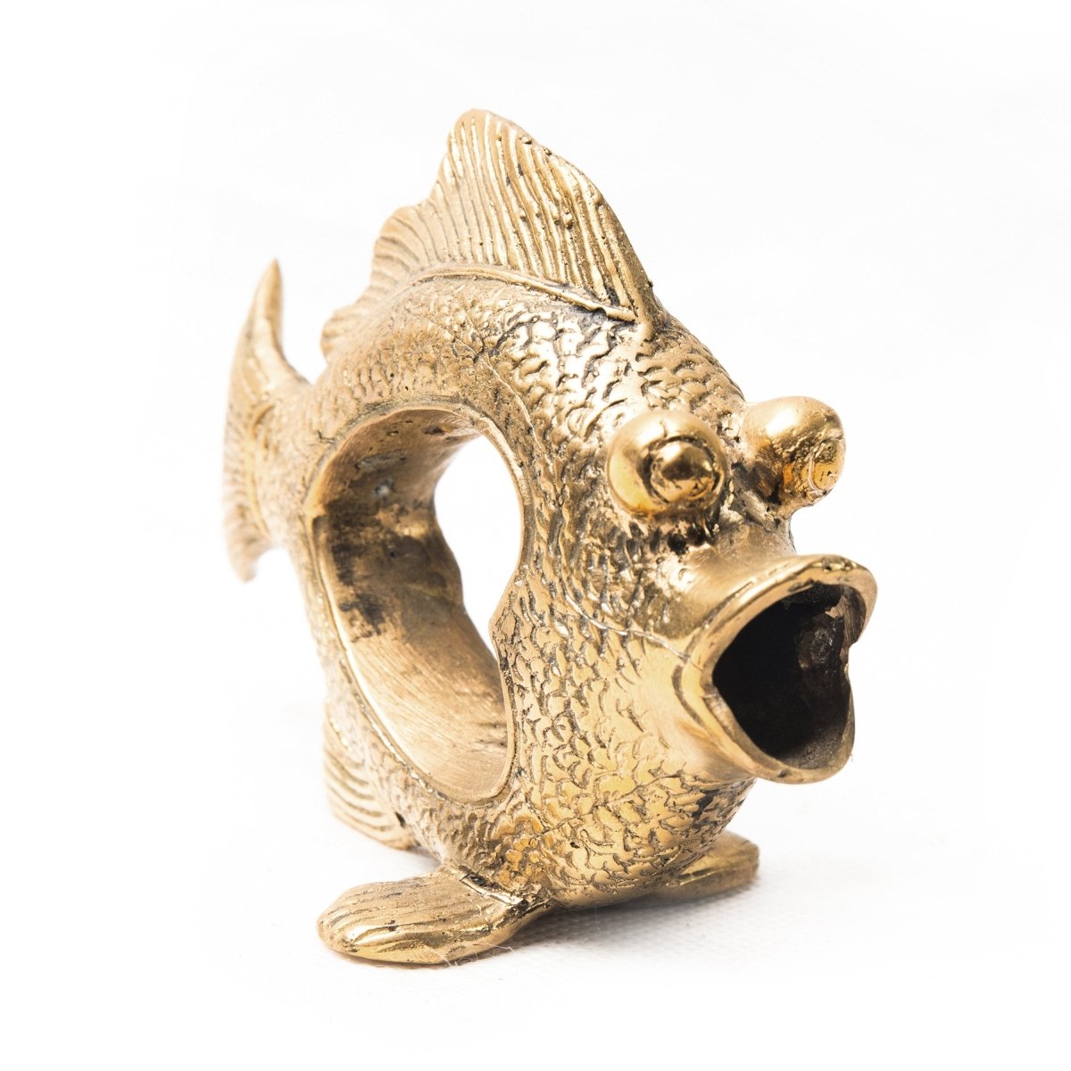 Wholesale - Copper Brass Table Display Fish 2 - Love Anchor Bali