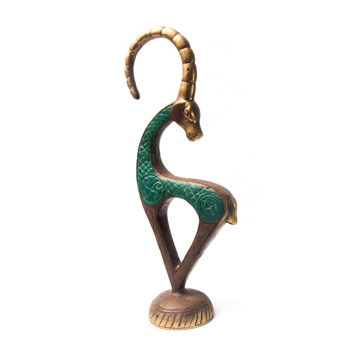 Wholesale - Copper Brass Table Display Goat 2 - Love Anchor Bali