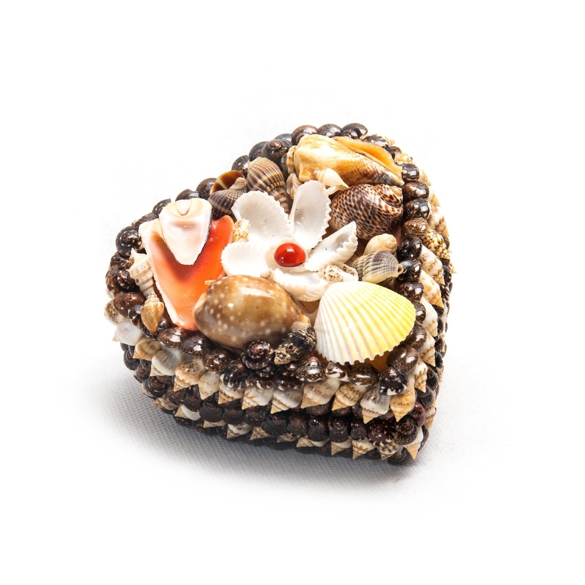 Wholesale - Shell Ring Box Adena - Love Anchor Bali