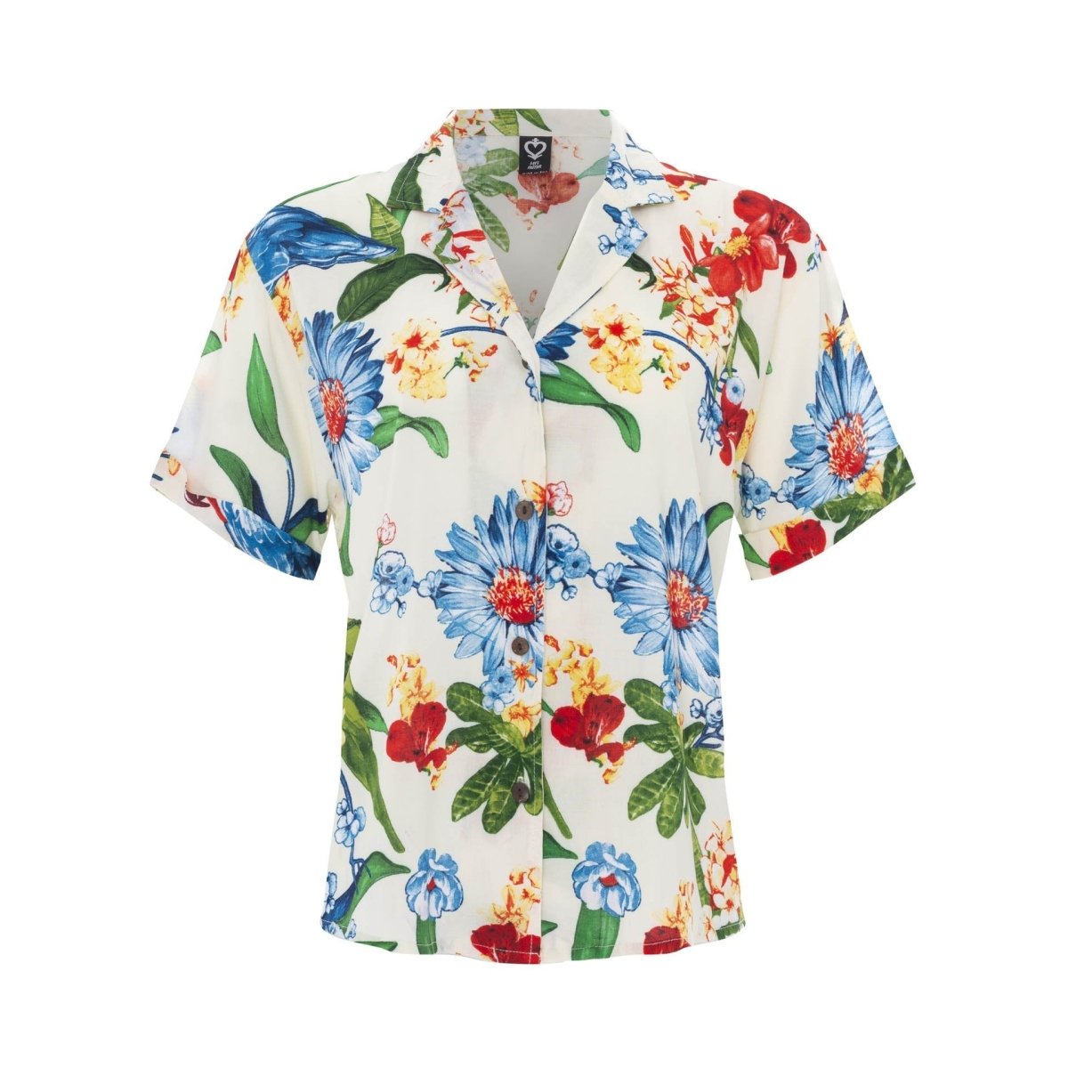 Women's Short Sleeve Shirt, Tropical, Wholesale - Love Anchor Bali